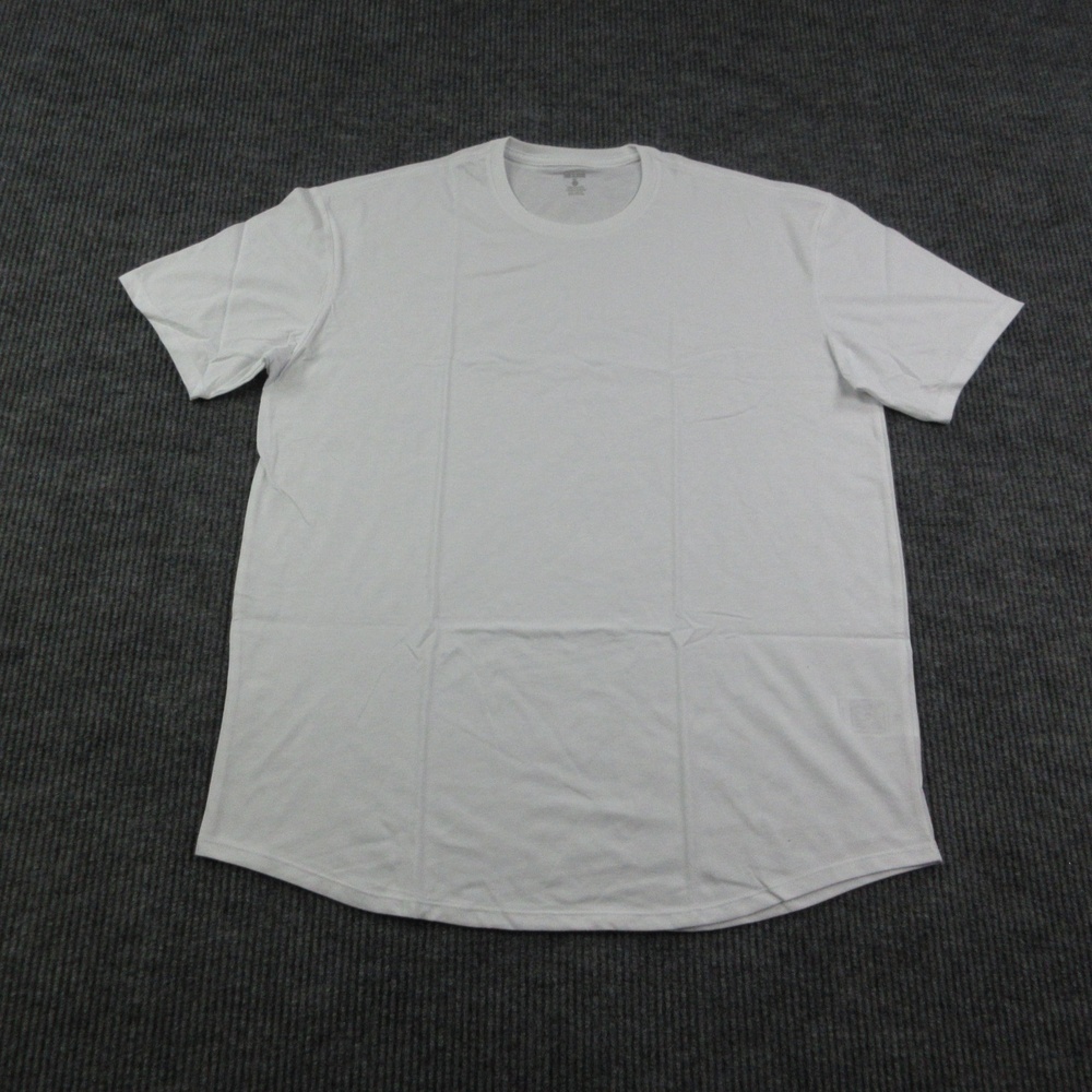 True Classic Shirt Mens 2XL White Classic Curved Hem Crew Tall T-Shirt NWT